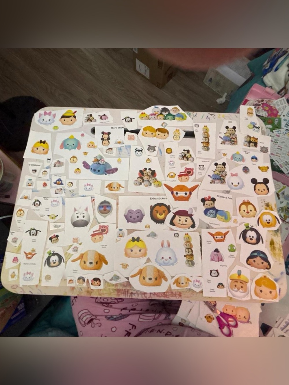 Disney TsumTsum Character Stickers